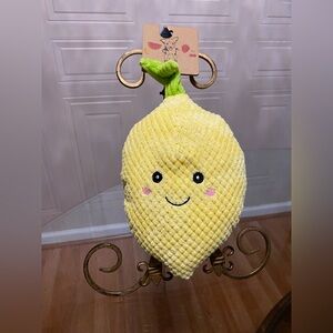 Pally Paws   Lemon 🍋 11” Very Solf Dog Toy With  Squeaker